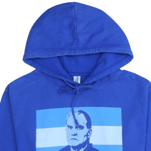Just Hoods AWDis Mens Blue El Loco Pullover Hoodie Medium