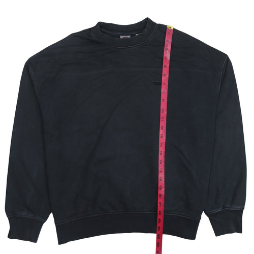 Levi's Men's Black Cotton Crew Neck Pullover Sweatshirt Size S