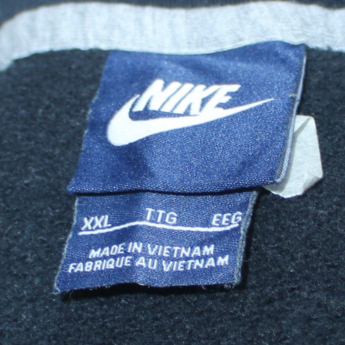 Nike Men's Black Full Zip Hoodie 2XL Fleece Sportswear