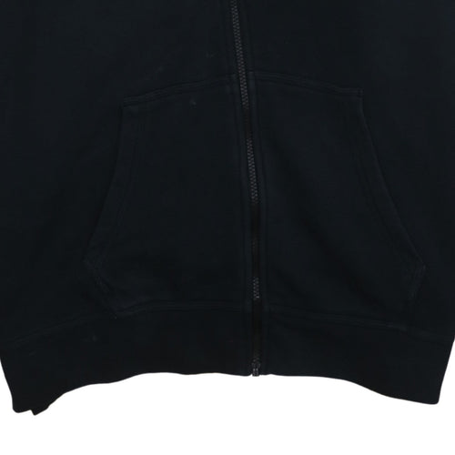 Nike Men's Black Full Zip Hoodie 2XL Fleece Sportswear