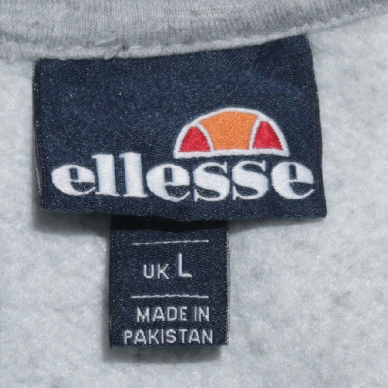 Ellesse Men's Grey 1/4 Zip Pullover Sweatshirt Size L