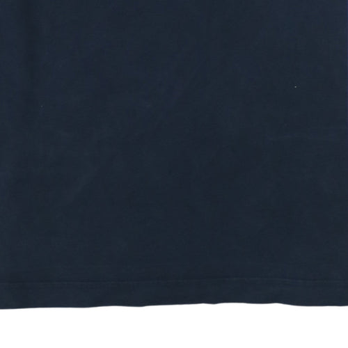 Tommy Hilfiger Men's Blue Organic Cotton Logo T-Shirt Size S