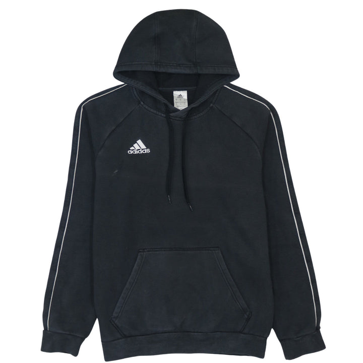 Adidas Men’s Black Pullover Hoodie Size S Sports Logo Fleece