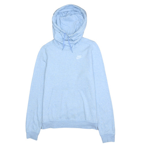 Nike Womens Light Blue Pullover Hoodie XS Cotton Blend