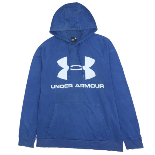 Under Armour Men's Blue Pullover Hoodie Large Athletic Fit