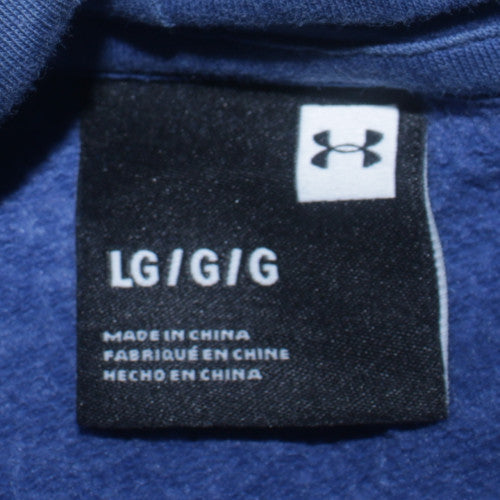 Under Armour Men's Blue Pullover Hoodie Large Athletic Fit