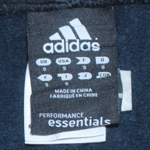 Adidas Mens Black Small Fleece Sweatpants Joggers