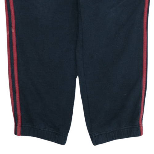 Adidas Mens Black Small Fleece Sweatpants Joggers
