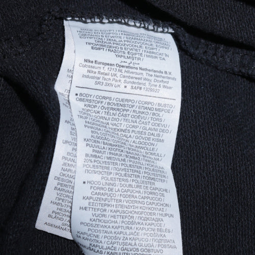 Gap Mens Black XL Pullover Hoodie Logo Fleece Sweatshirt