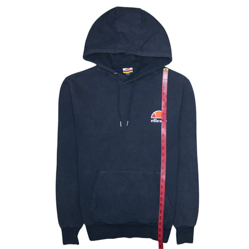 Ellesse Men's Blue Pullover Hoodie M Logo Fleece Sweatshirt