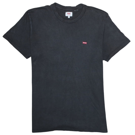 Levi's Men's Black Cotton Crew Neck T-Shirt Size L