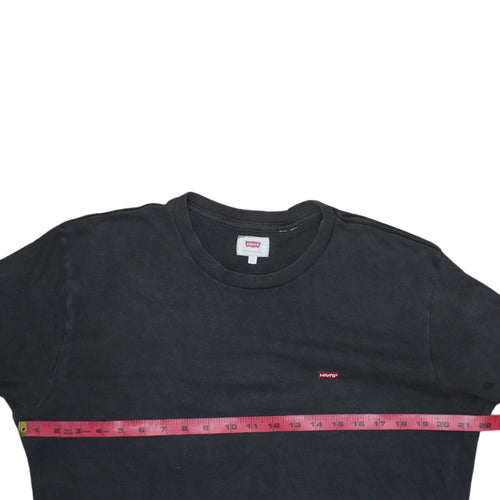 Levi's Men's Black Cotton Crew Neck T-Shirt Size L