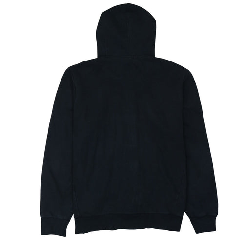 Puma Men's Black XL Full Zip Hoodie with Logo Print