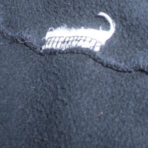 Puma Men's Black XL Full Zip Hoodie with Logo Print