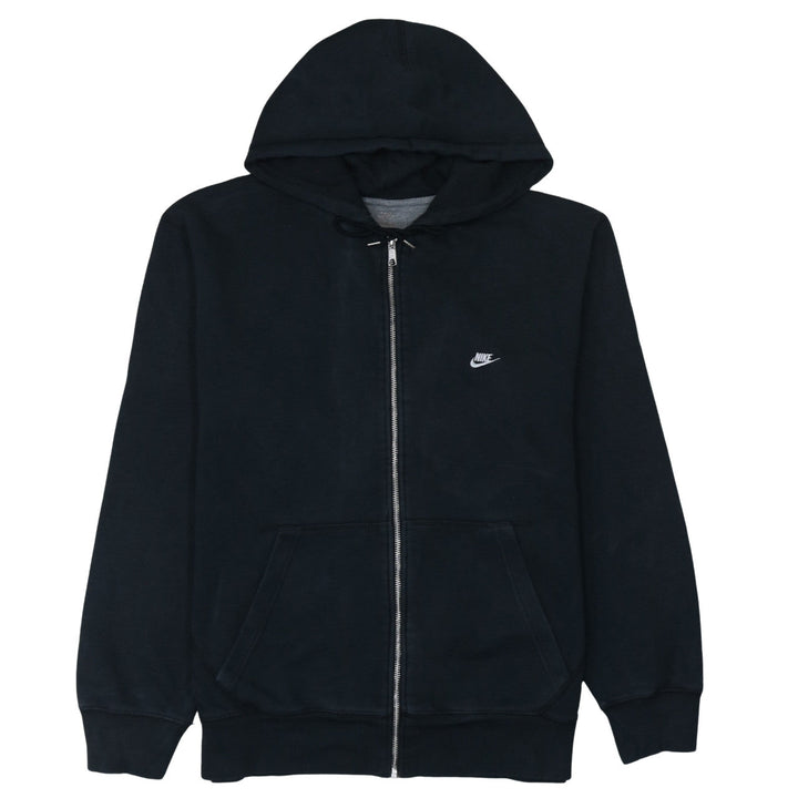 Nike Men's Black XL Full Zip Hoodie Fleece Sweatshirt