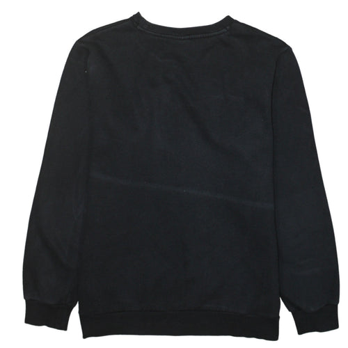 Puma Men's Black Crew Neck Pullover Sweatshirt Medium Fleece