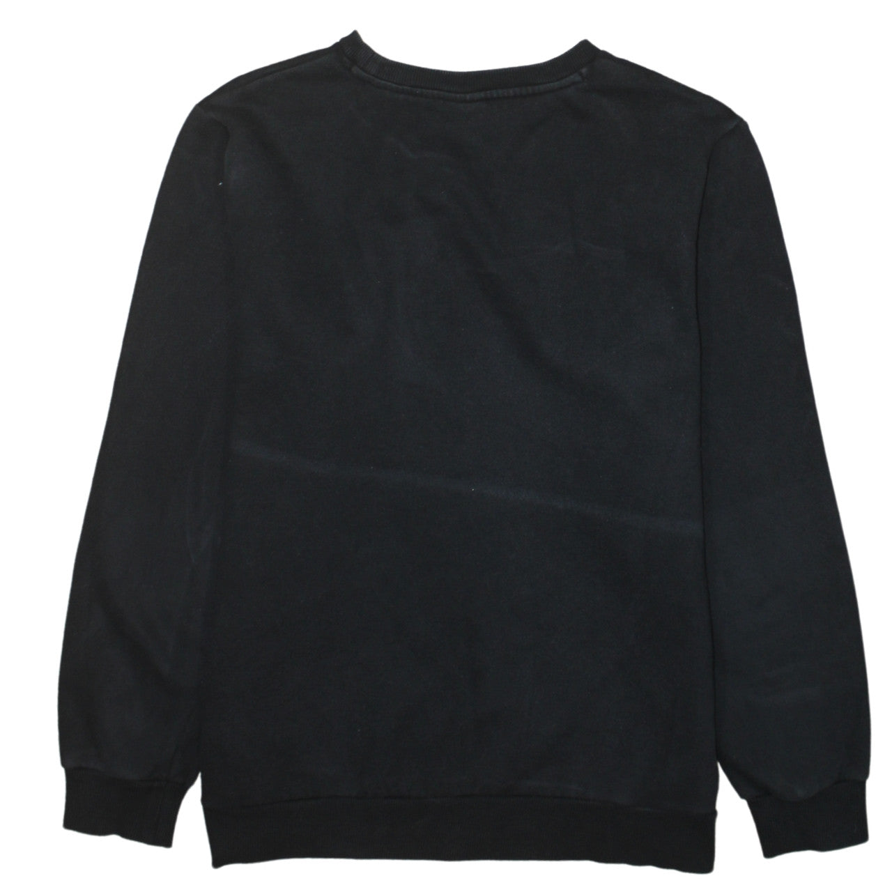 Puma Men's Black Crew Neck Pullover Sweatshirt Medium Fleece