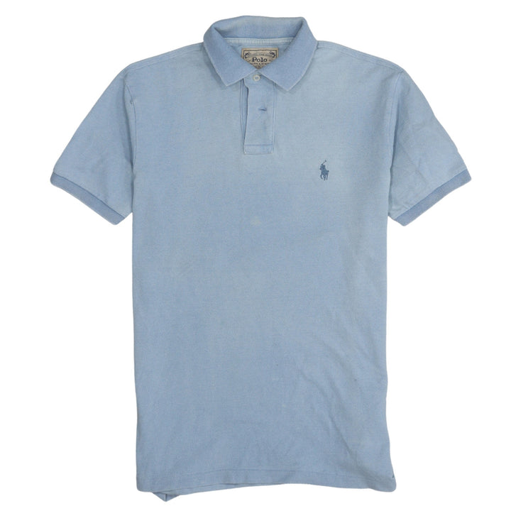 Ralph Lauren Men’s Blue Custom Slim Fit Cotton Polo Shirt Size S