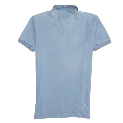 Ralph Lauren Men’s Blue Custom Slim Fit Cotton Polo Shirt Size S