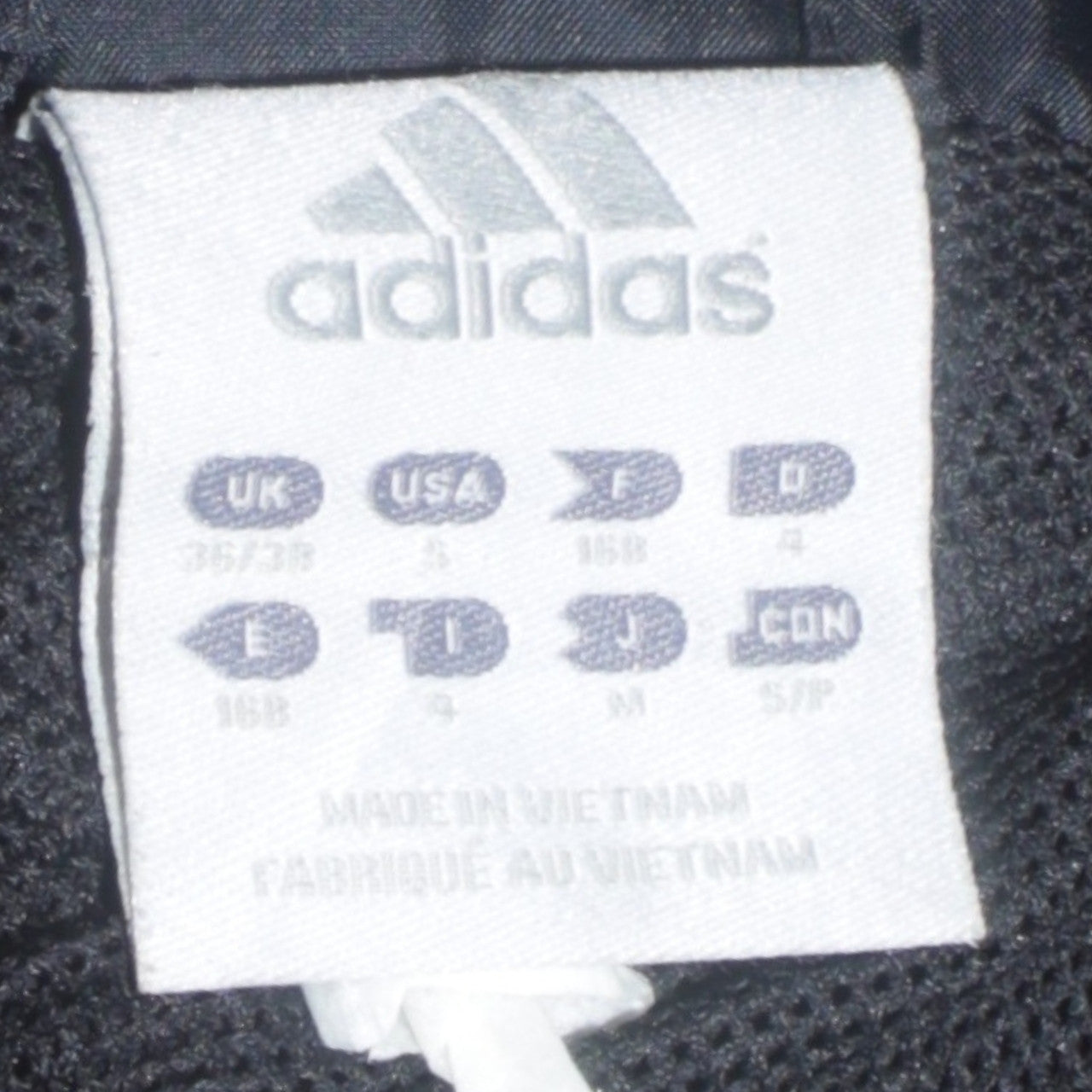 Adidas Men's Black M Windbreaker Hooded Sports Jacket