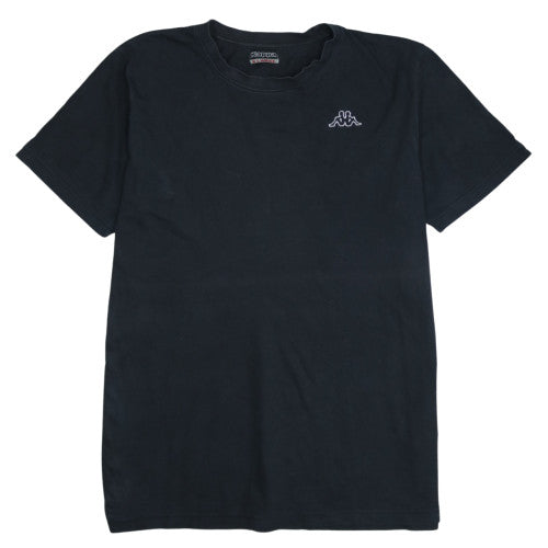 Kappa Men's Black XL Classic Cotton Crew Neck Short Sleeve T-Shirt