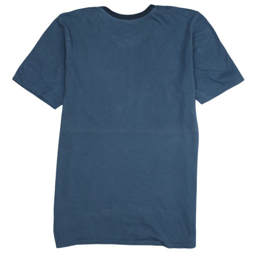 Nike Men's Blue Graphic Print Crew Neck Athletic T-Shirt Medium