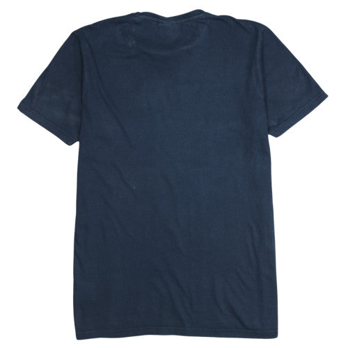 Ellesse Men's Blue Short Sleeve Crew Neck Graphic Logo T-Shirt M
