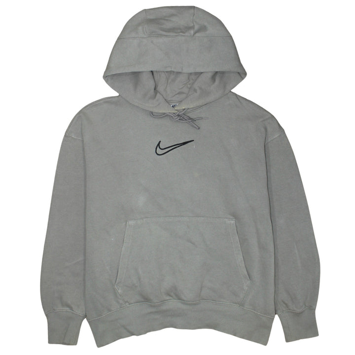 Nike Women’s Grey Pullover Hoodie Small Cotton Blend Casual Sweatshirt