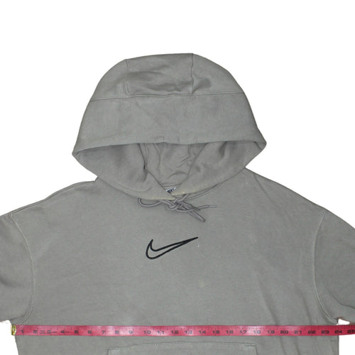 Nike Women’s Grey Pullover Hoodie Small Cotton Blend Casual Sweatshirt