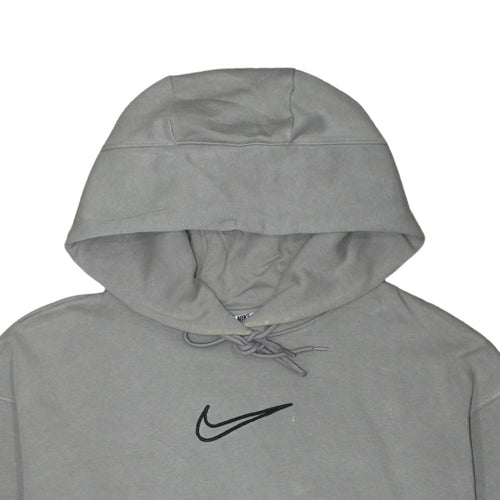 Nike Women’s Grey Pullover Hoodie Small Cotton Blend Casual Sweatshirt