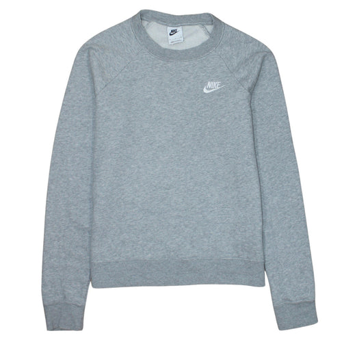 Nike Men’s Grey Crew Neck Pullover Sweatshirt Size S