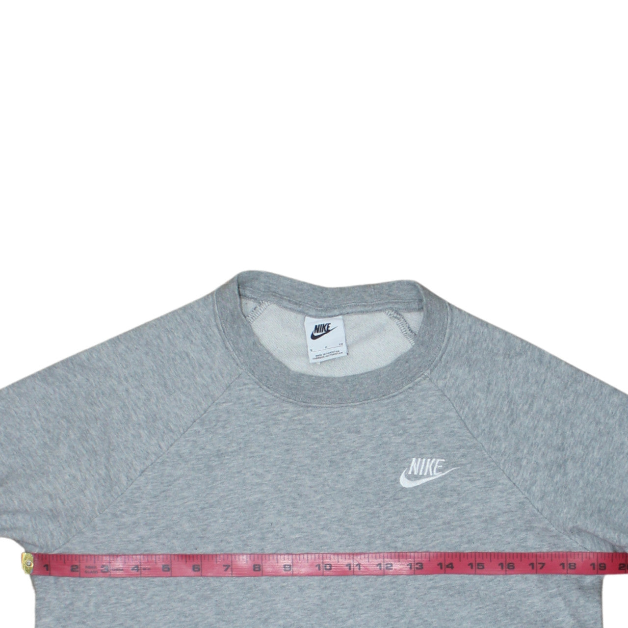 Nike Men’s Grey Crew Neck Pullover Sweatshirt Size S