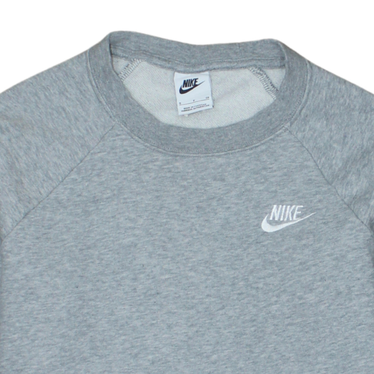 Nike Men’s Grey Crew Neck Pullover Sweatshirt Size S
