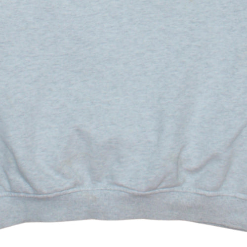 Ellesse Men's Grey Pullover Sweatshirt M Crew Neck Graphic Logo