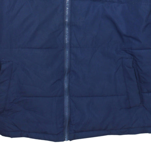 Fila Boys Blue Padded Basic Jacket UK 12 Years Zip Up Winter Coat
