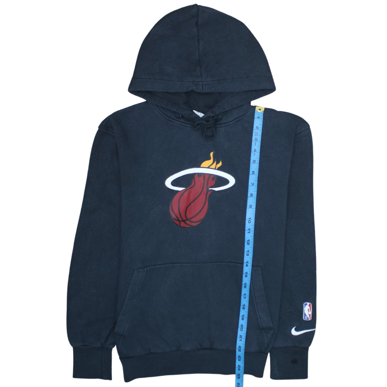 Nike Men’s Black Miami Hoodie Small Pullover Regular Fit Fleece
