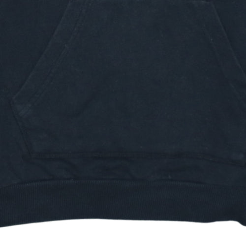Adidas Women Black Size 10 Pullover Hoodie Sweatshirt with Stripes