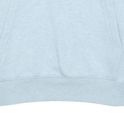 Champion Womens Grey Pullover Hoodie XS Cotton Blend Logo Sweatshirt