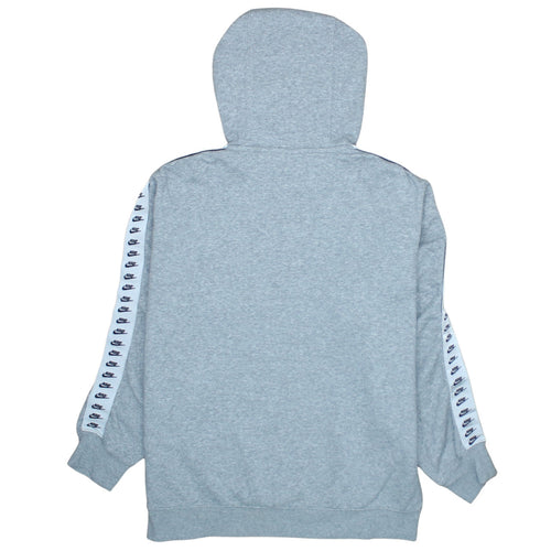 Nike Women's Grey Pullover Hoodie Medium Logo Tape Sleeve