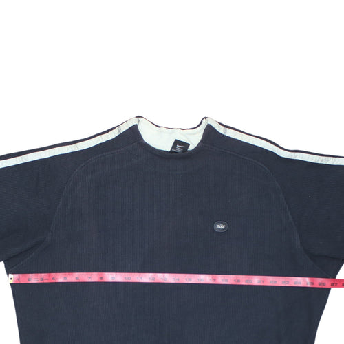 Nike Men's Blue XL Crew Neck Cotton Pullover Jumper