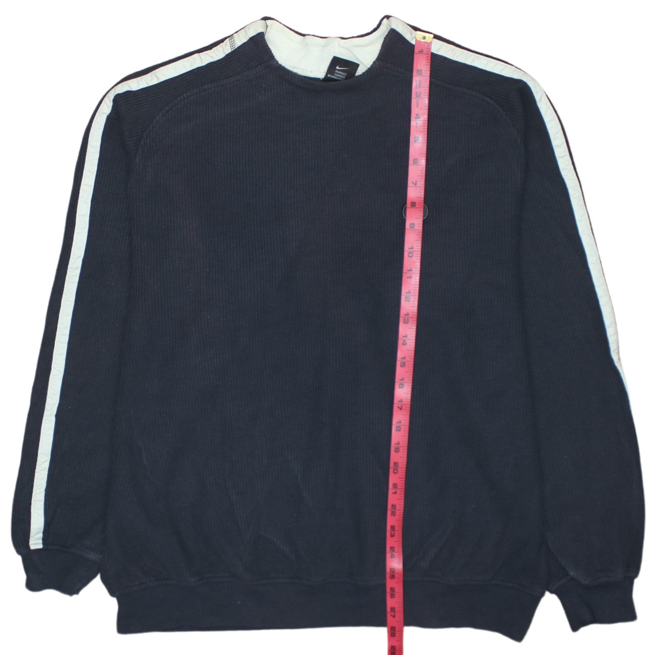 Nike Men's Blue XL Crew Neck Cotton Pullover Jumper