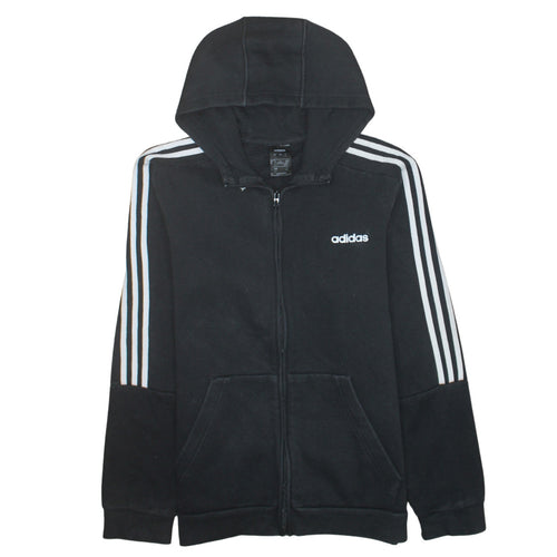 Adidas Men's Black Full Zip Hoodie Size L Sportswear