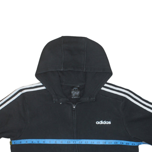 Adidas Men's Black Full Zip Hoodie Size L Sportswear