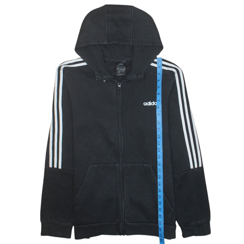 Adidas Men's Black Full Zip Hoodie Size L Sportswear