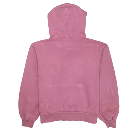 Adidas Womens Pink Pullover Hoodie Size 8 Cotton Blend Casual