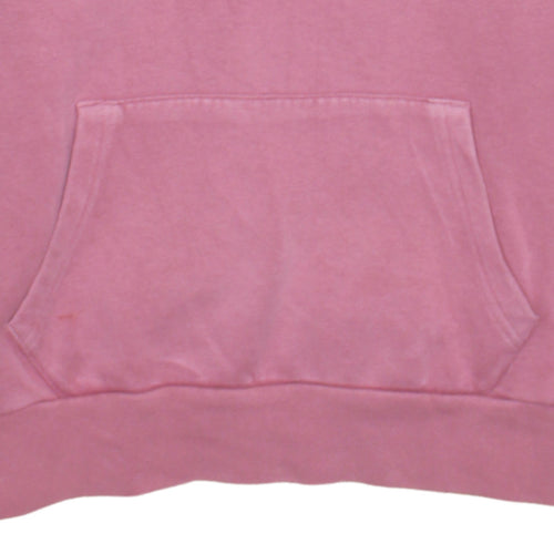 Adidas Womens Pink Pullover Hoodie Size 8 Cotton Blend Casual