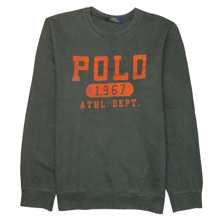 Polo Ralph Lauren Men's Green 2XL Pullover Sweatshirt Crew Neck