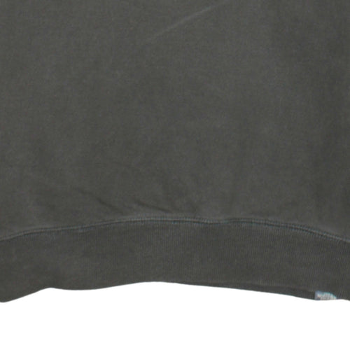 The North Face Men's Grey Cotton Crew Neck Pullover Sweatshirt Size S