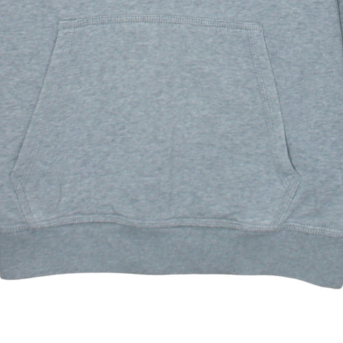 Nike Mens Grey Pullover Hoodie S Fleece Logo Sportswear
