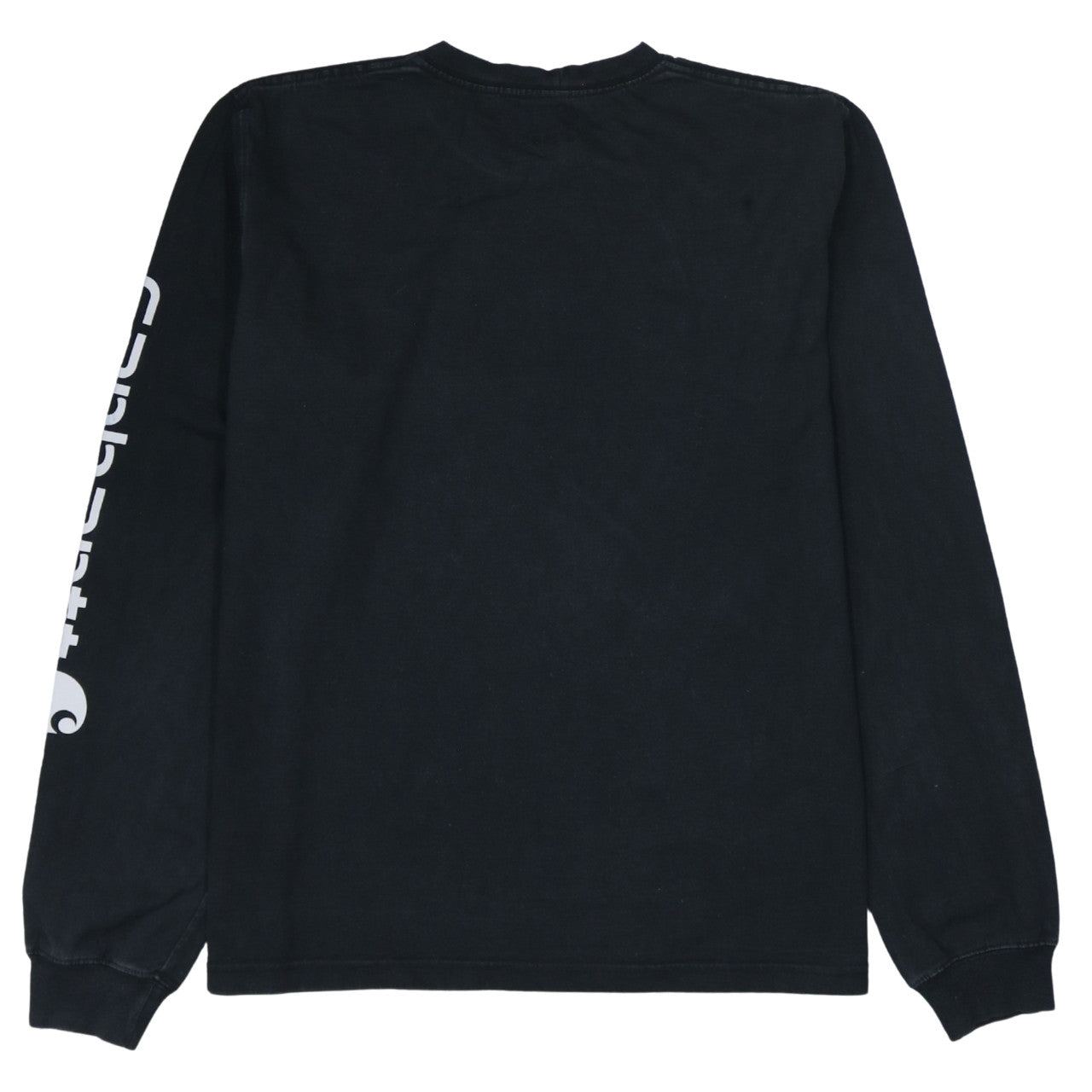 Carhartt Men's Black Long Sleeve Logo T-Shirt Size L